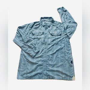 Cabela’s Men’s Guidewear UPF 50 Vented Button Down Shirt Size XL RN 56835